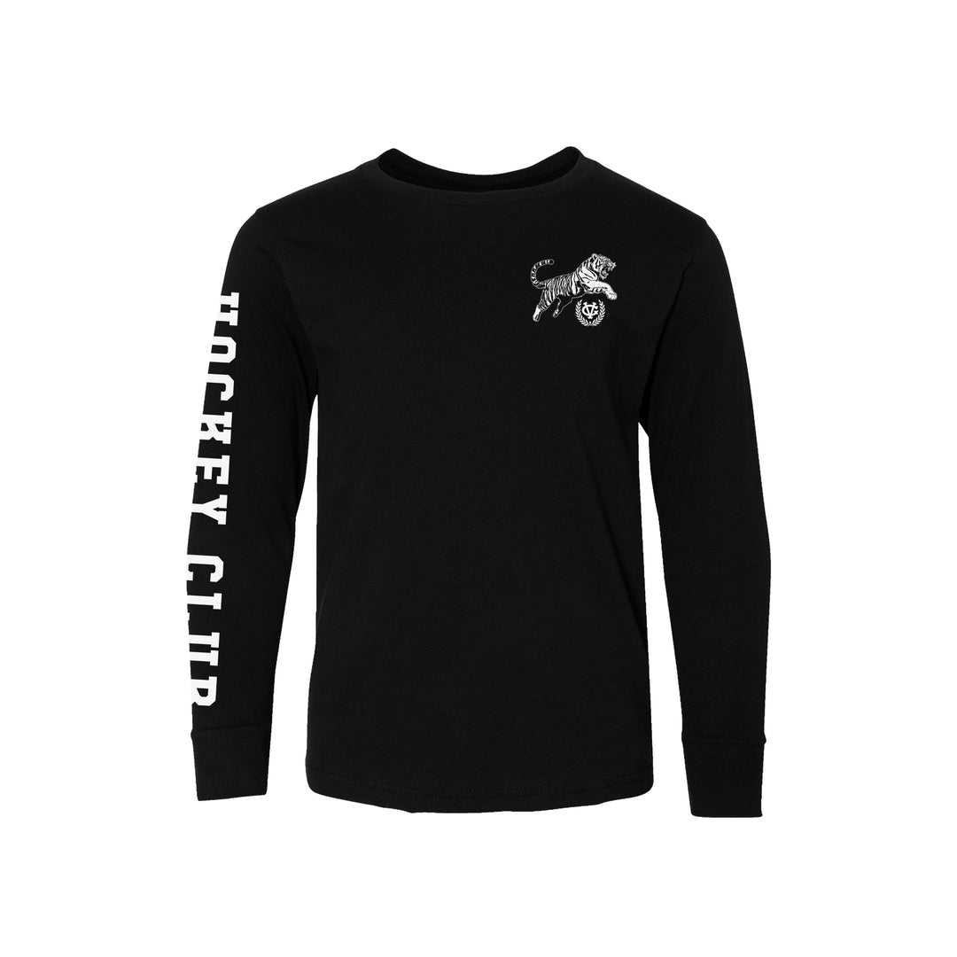 Hockey All Season Kids Long Sleeve Tee - - Kid's Long Sleeve T-Shirts - Violent Gentlemen Hockey Lifestyle | Built by Fans for Fans | Perfect Gift for hockey fan or hockey players that live in the hockey culture