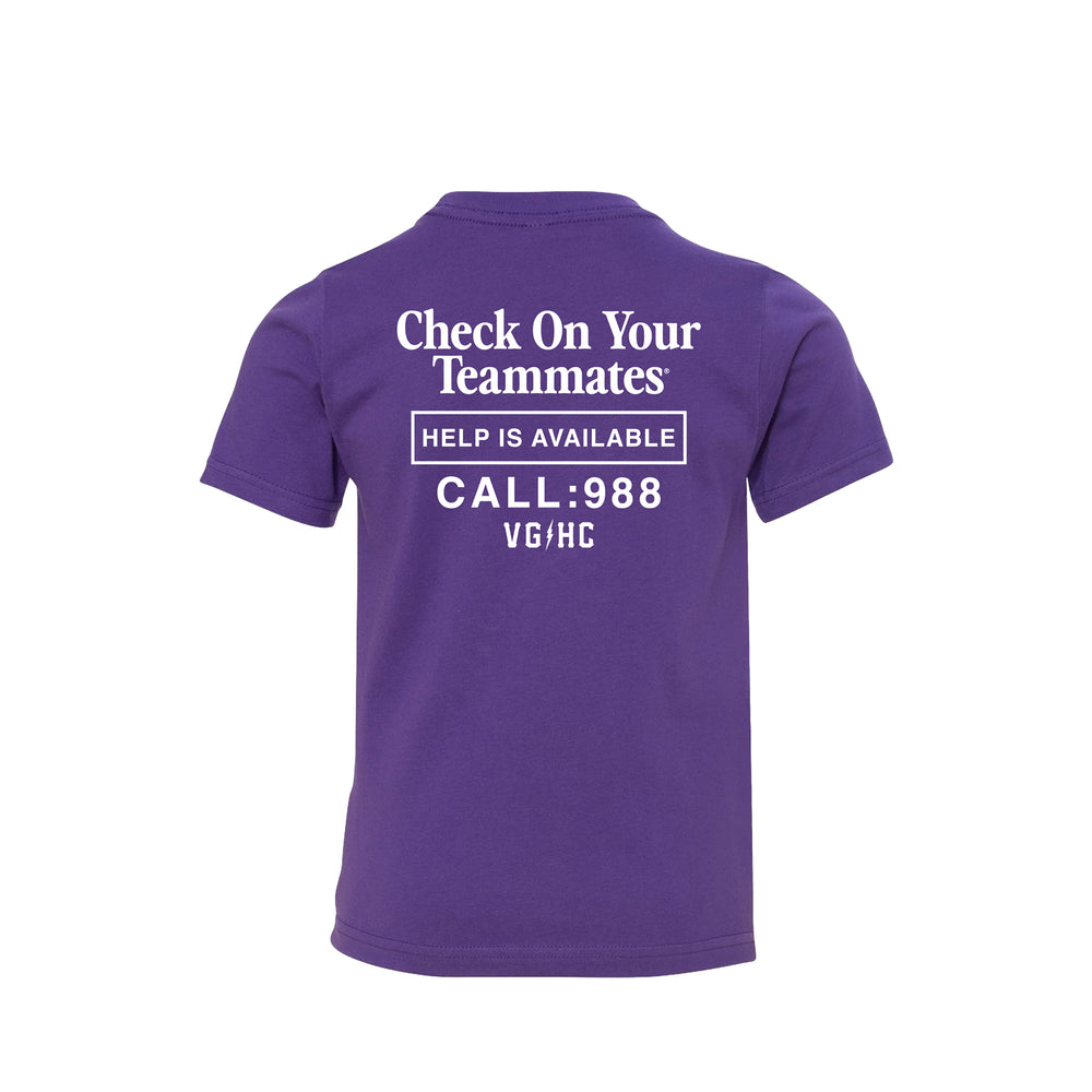 Hockey Check On Your Teammates Kids Tee - - Kid's T-Shirts - Violent Gentlemen Hockey Lifestyle | Built by Fans for Fans | Perfect Gift for hockey fan or hockey players that live in the hockey culture