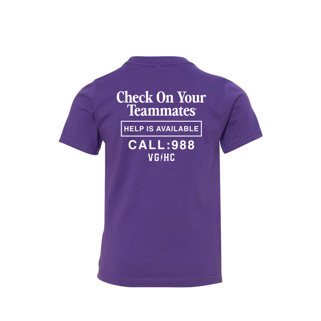Hockey Check On Your Teammates Kids Tee - - Kid's T-Shirts - Violent Gentlemen Hockey Lifestyle | Built by Fans for Fans | Perfect Gift for hockey fan or hockey players that live in the hockey culture