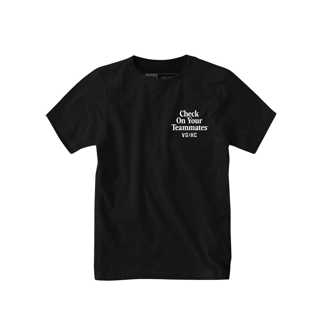 Hockey Check On Your Teammates Kids Tee - - Kid's T-Shirts - Violent Gentlemen Hockey Lifestyle | Built by Fans for Fans | Perfect Gift for hockey fan or hockey players that live in the hockey culture