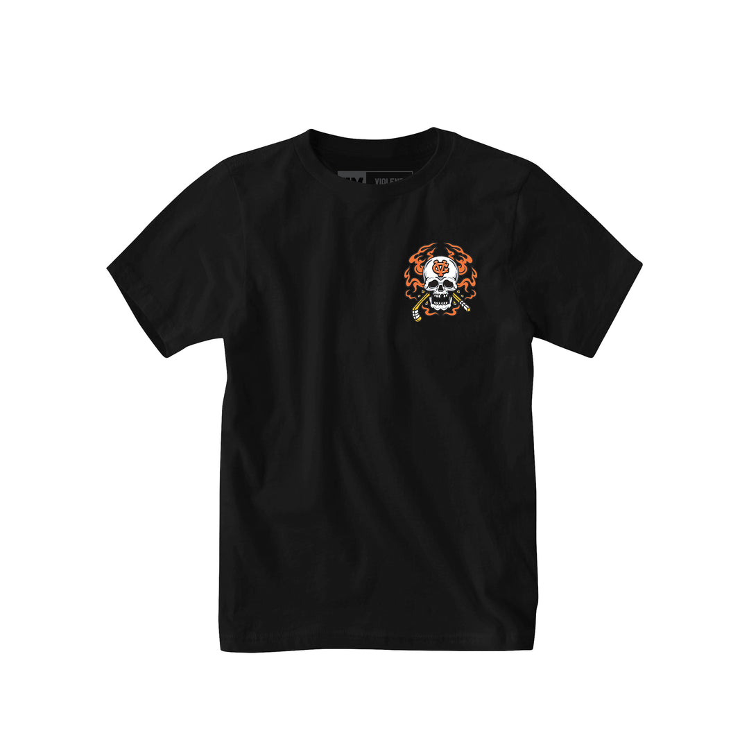 Hockey Rager Kids Tee - - Kid's T-Shirts - Violent Gentlemen Hockey Lifestyle | Built by Fans for Fans | Perfect Gift for hockey fan or hockey players that live in the hockey culture