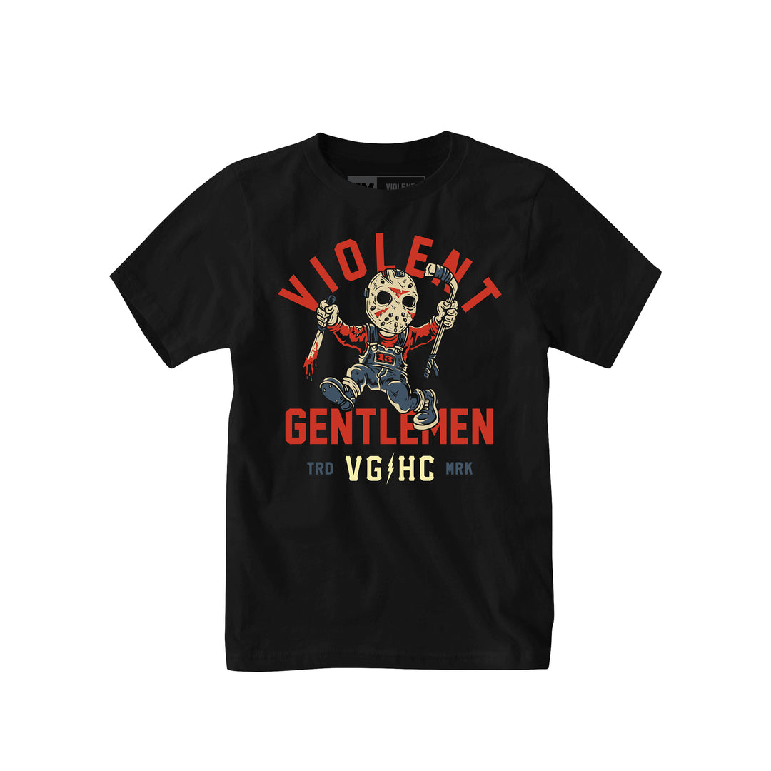 Hockey Ripper Kids Tee - - Kid's T-Shirts - Violent Gentlemen Hockey Lifestyle | Built by Fans for Fans | Perfect Gift for hockey fan or hockey players that live in the hockey culture