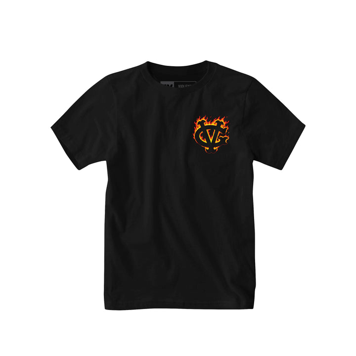 Hockey Winger In Flames Kids Tee - - Kid's T-Shirts - Violent Gentlemen Hockey Lifestyle | Built by Fans for Fans | Perfect Gift for hockey fan or hockey players that live in the hockey culture