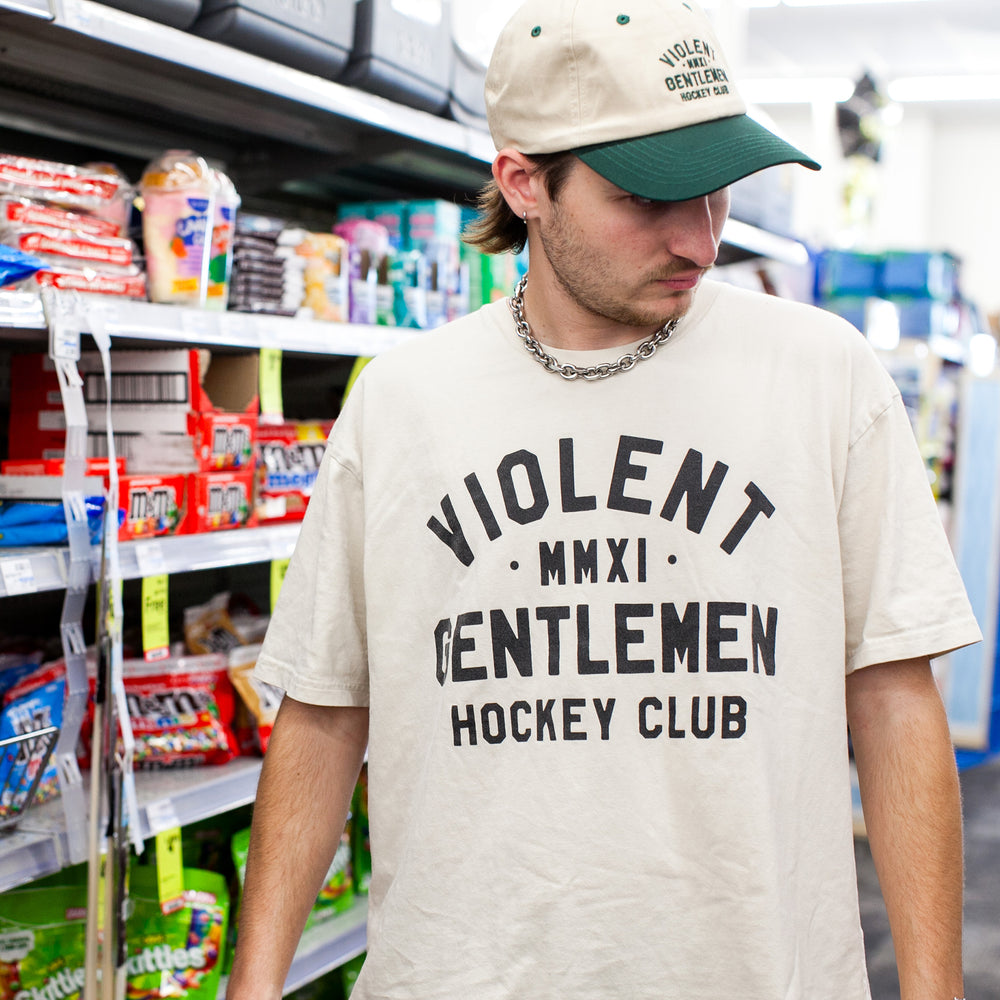 Hockey Loyalty Premium Tee - - Men's T-Shirts - Violent Gentlemen Hockey Lifestyle | Built by Fans for Fans | Perfect Gift for hockey fan or hockey players that live in the hockey culture