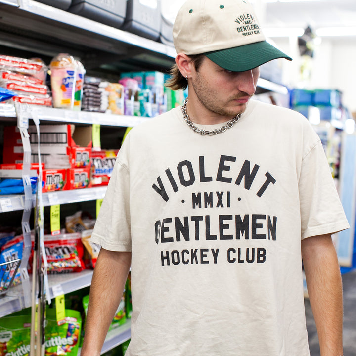 Hockey Loyalty Premium Tee - - Men's T-Shirts - Violent Gentlemen Hockey Lifestyle | Built by Fans for Fans | Perfect Gift for hockey fan or hockey players that live in the hockey culture