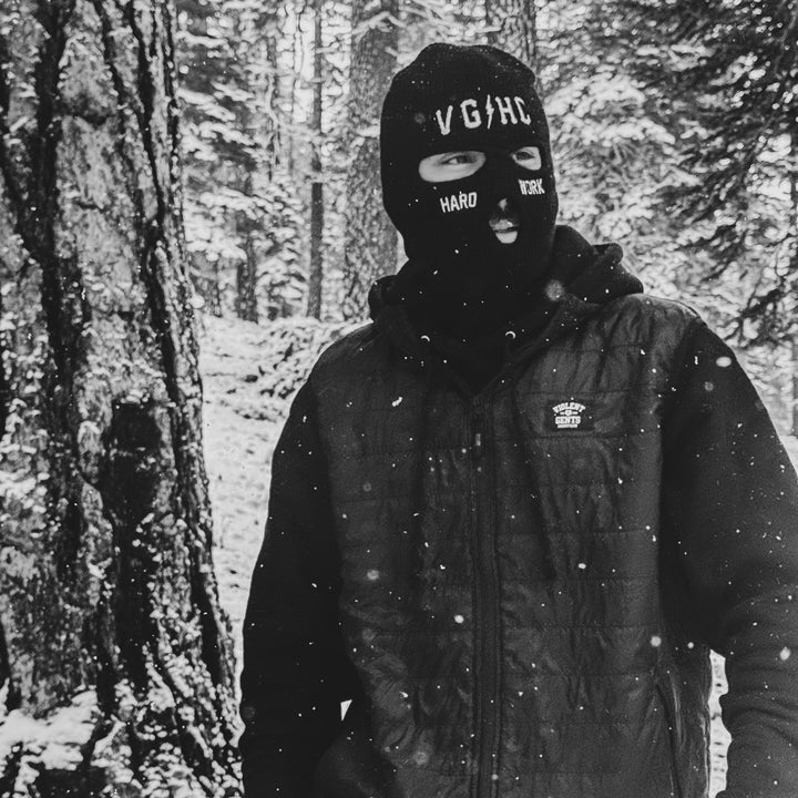Hockey Bolt Club Ski Mask - - Beanies - Violent Gentlemen Hockey Lifestyle | Built by Fans for Fans | Perfect Gift for hockey fan or hockey players that live in the hockey culture