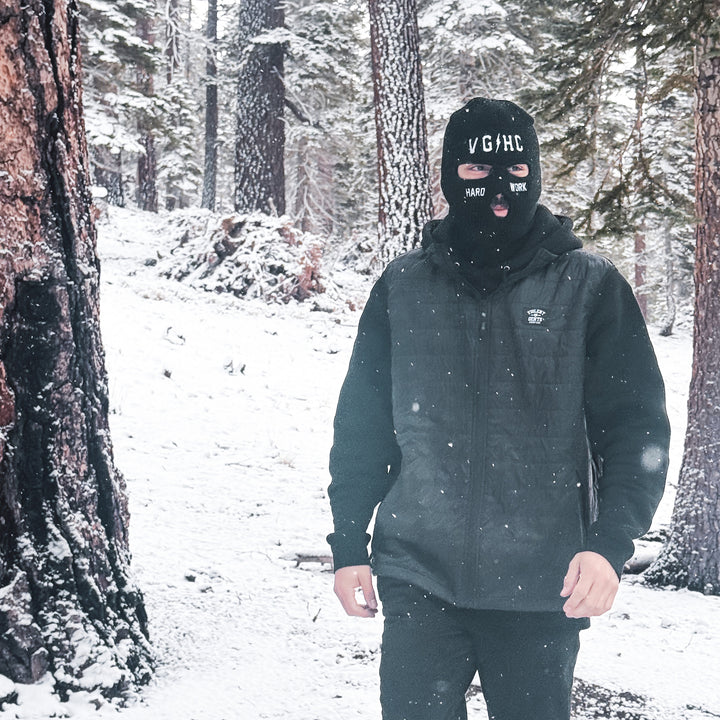 Hockey Bolt Club Ski Mask - - Beanies - Violent Gentlemen Hockey Lifestyle | Built by Fans for Fans | Perfect Gift for hockey fan or hockey players that live in the hockey culture