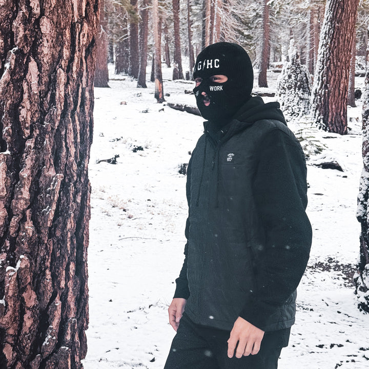Hockey Bolt Club Ski Mask - - Beanies - Violent Gentlemen Hockey Lifestyle | Built by Fans for Fans | Perfect Gift for hockey fan or hockey players that live in the hockey culture