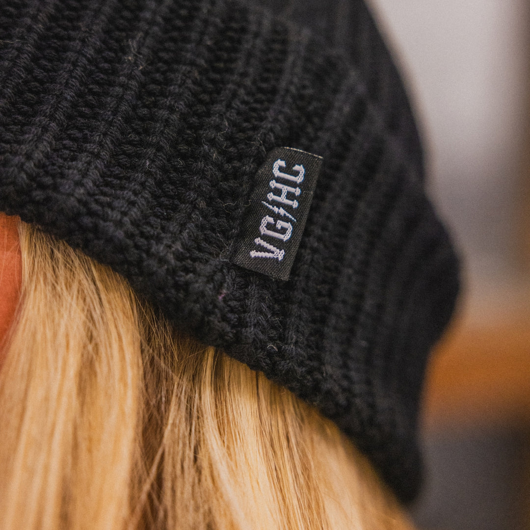 Hockey Pinnacle Premium Beanie - - Beanies - Violent Gentlemen Hockey Lifestyle | Built by Fans for Fans | Perfect Gift for hockey fan or hockey players that live in the hockey culture