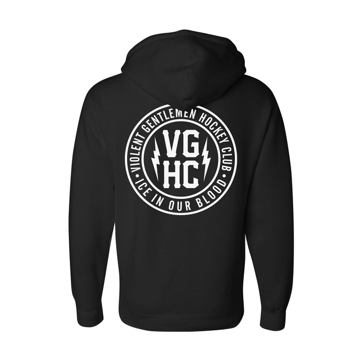 Hockey Agent Pullover Hood - - Men's Fleece Tops - Violent Gentlemen Hockey Lifestyle | Built by Fans for Fans | Perfect Gift for hockey fan or hockey players that live in the hockey culture