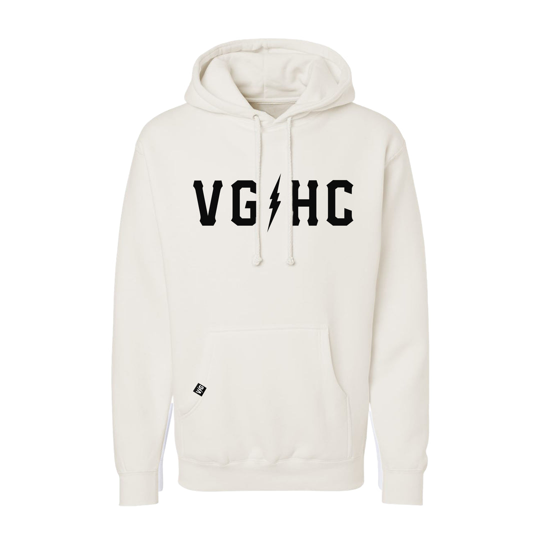 Hockey Bolt Club Pullover Hood - - Men's Fleece Tops - Violent Gentlemen Hockey Lifestyle | Built by Fans for Fans | Perfect Gift for hockey fan or hockey players that live in the hockey culture