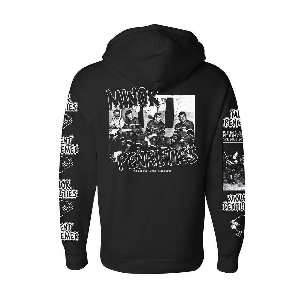 Hockey Calvert Pullover Hood - - Men's Fleece Tops - Violent Gentlemen Hockey Lifestyle | Built by Fans for Fans | Perfect Gift for hockey fan or hockey players that live in the hockey culture