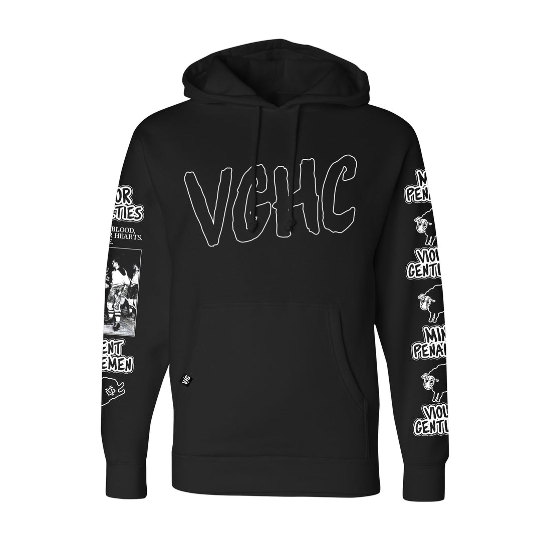 Hockey Calvert Pullover Hood - - Men's Fleece Tops - Violent Gentlemen Hockey Lifestyle | Built by Fans for Fans | Perfect Gift for hockey fan or hockey players that live in the hockey culture