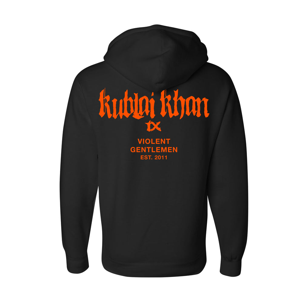 Hockey Kublai Khan TX VGHC Pullover Hood - - Men's Fleece Tops - Violent Gentlemen Hockey Lifestyle | Built by Fans for Fans | Perfect Gift for hockey fan or hockey players that live in the hockey culture