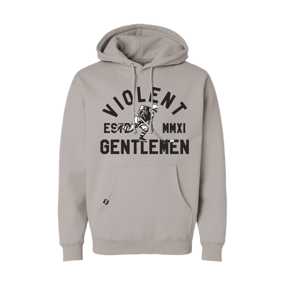Hockey Legion Pullover Hood - - Men's Fleece Tops - Violent Gentlemen Hockey Lifestyle | Built by Fans for Fans | Perfect Gift for hockey fan or hockey players that live in the hockey culture