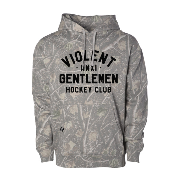 Loyalty Pullover Hood Deadwood Camo | Violent Gentlemen Hockey Club