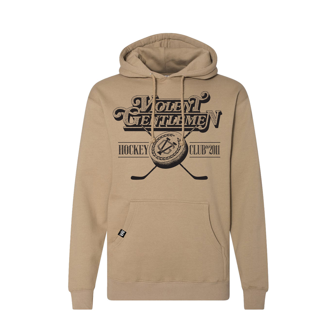 Hockey Powerhouse Pullover Hood - - Men's Fleece Tops - Violent Gentlemen Hockey Lifestyle | Built by Fans for Fans | Perfect Gift for hockey fan or hockey players that live in the hockey culture