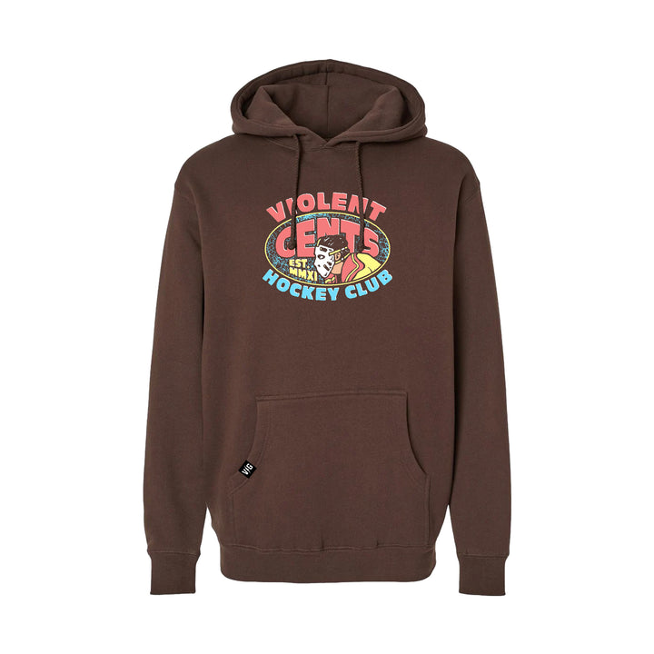 Hockey RIPS PULLOVER HOODIE - Brown - Men&