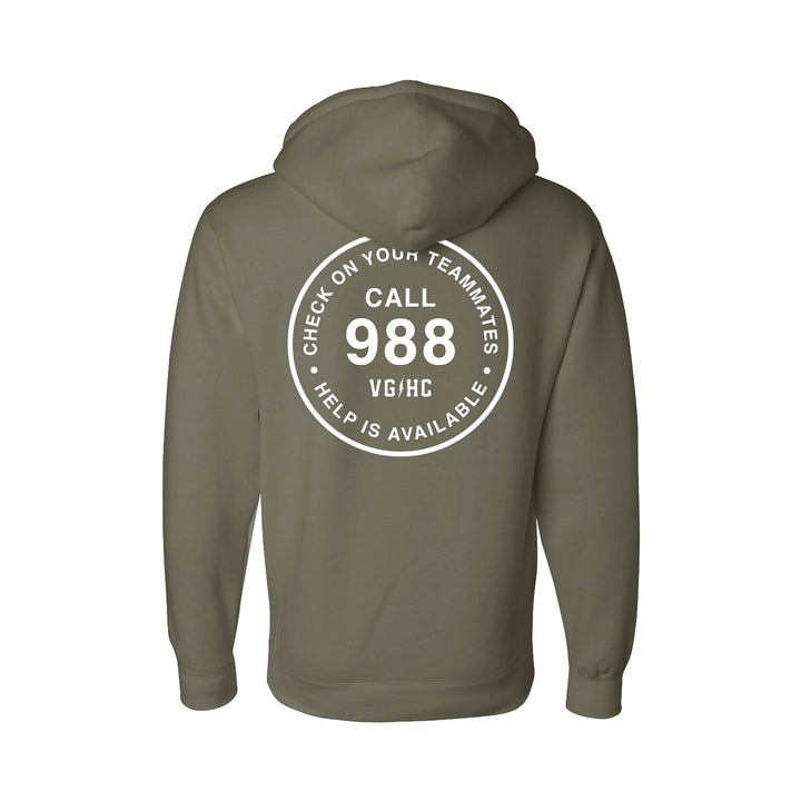 Hockey Stamp Pullover Hood - - Men's Fleece Tops - Violent Gentlemen Hockey Lifestyle | Built by Fans for Fans | Perfect Gift for hockey fan or hockey players that live in the hockey culture