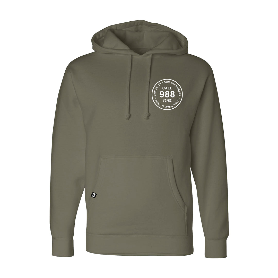 Hockey Stamp Pullover Hood - - Men's Fleece Tops - Violent Gentlemen Hockey Lifestyle | Built by Fans for Fans | Perfect Gift for hockey fan or hockey players that live in the hockey culture