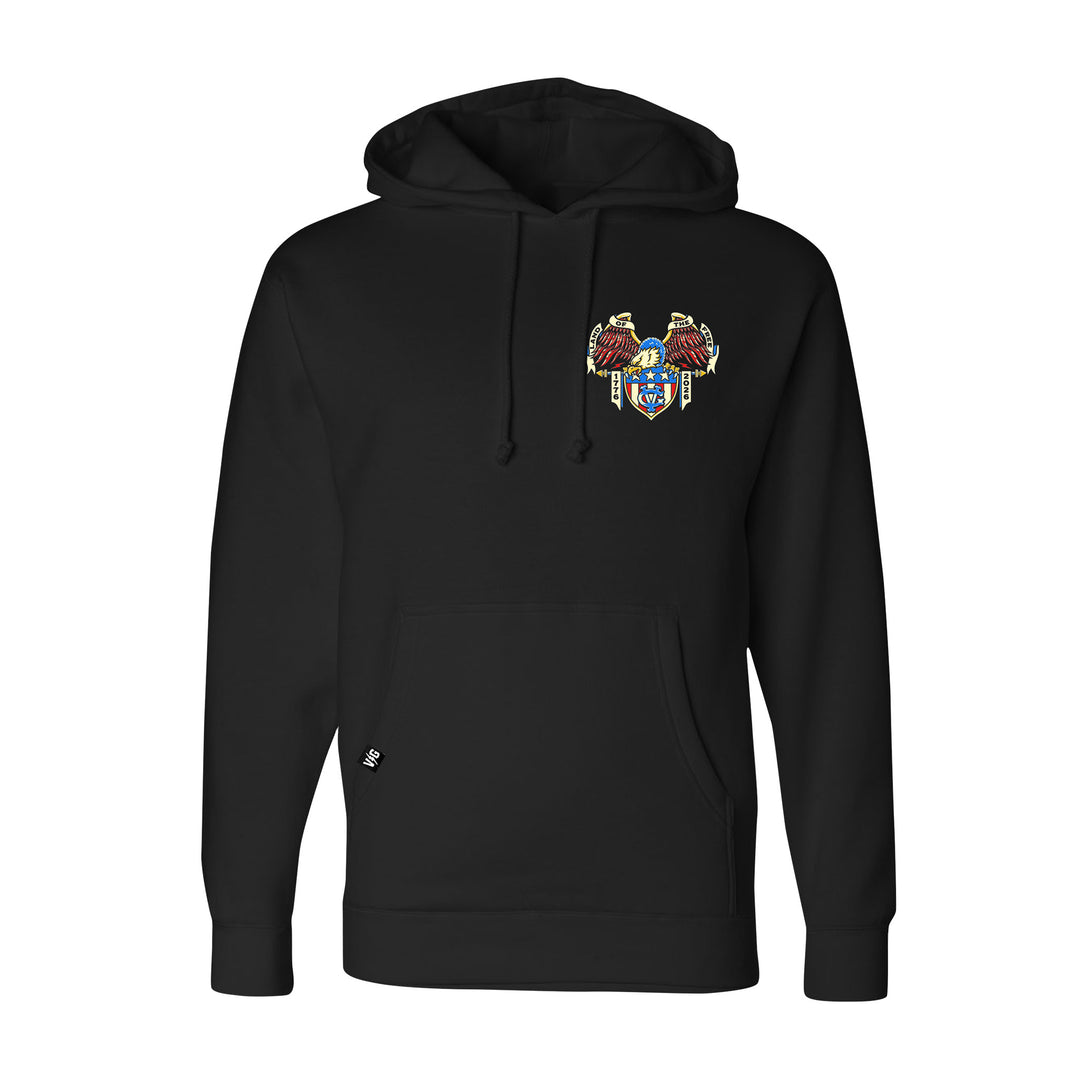 Hockey USA 250 Pullover Hood - - Men's Fleece Tops - Violent Gentlemen Hockey Lifestyle | Built by Fans for Fans | Perfect Gift for hockey fan or hockey players that live in the hockey culture