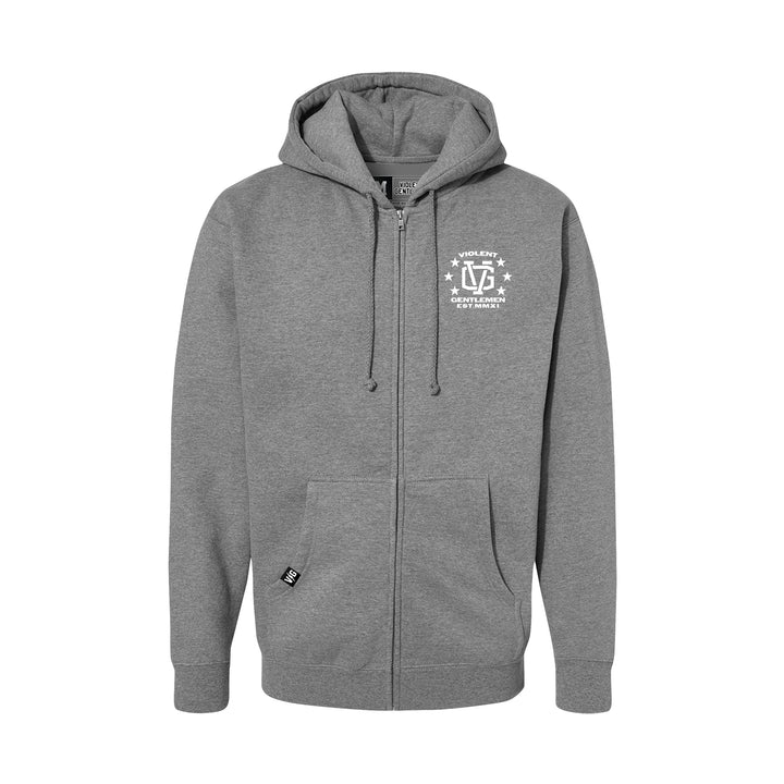 Hockey Workshop Zip Hood - - Men's Fleece Tops - Violent Gentlemen Hockey Lifestyle | Built by Fans for Fans | Perfect Gift for hockey fan or hockey players that live in the hockey culture