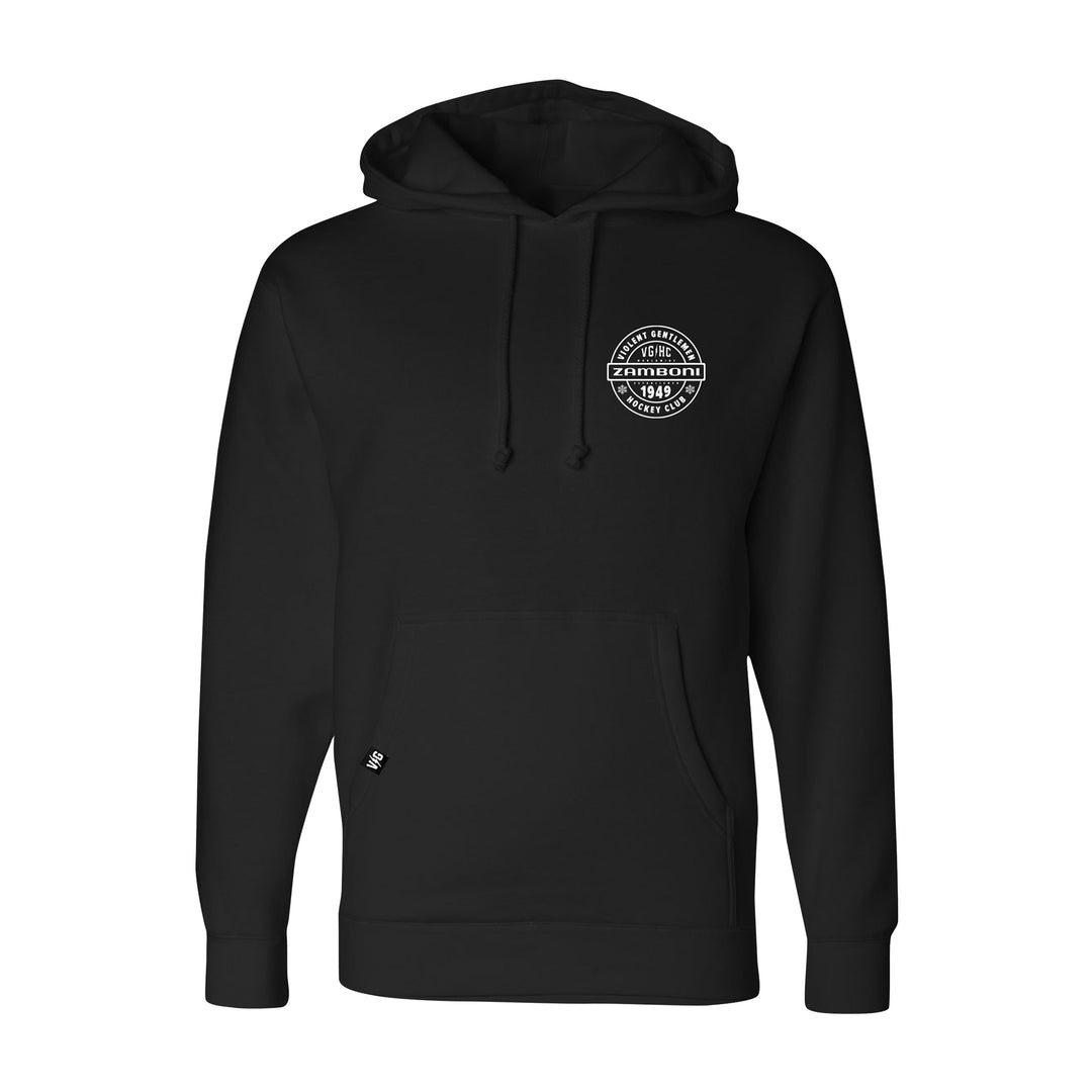 Hockey Zamboni 1949 Pullover Hood - - Men's Fleece Tops - Violent Gentlemen Hockey Lifestyle | Built by Fans for Fans | Perfect Gift for hockey fan or hockey players that live in the hockey culture