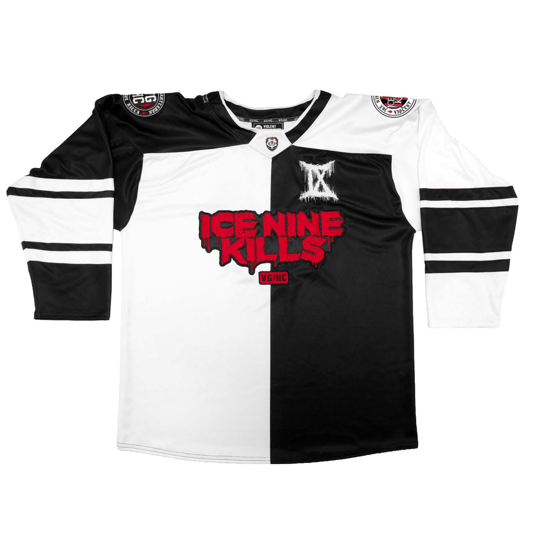 Hockey Ice Nine Kills Hockey Jersey - - Jerseys - Violent Gentlemen Hockey Lifestyle | Built by Fans for Fans | Perfect Gift for hockey fan or hockey players that live in the hockey culture