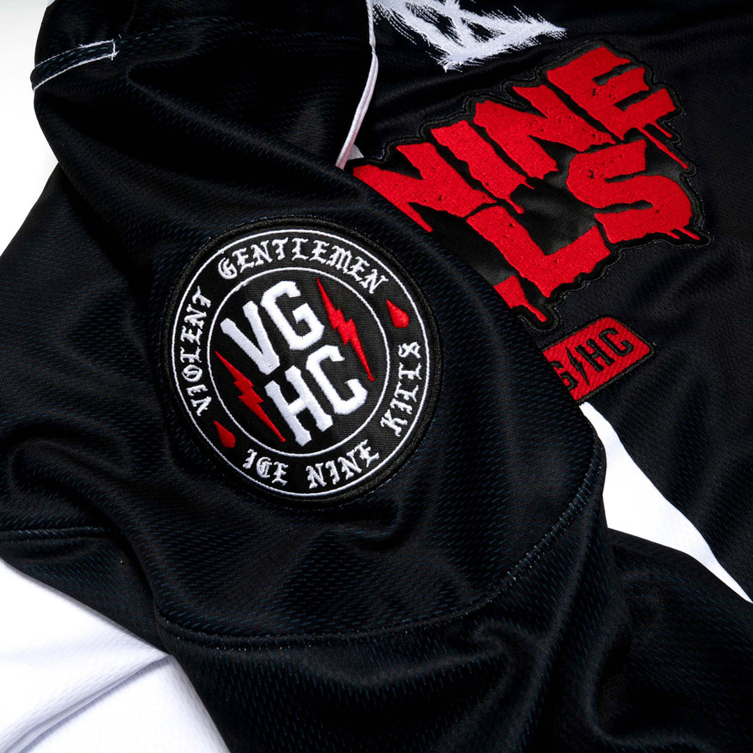 Hockey Ice Nine Kills Hockey Jersey - - Jerseys - Violent Gentlemen Hockey Lifestyle | Built by Fans for Fans | Perfect Gift for hockey fan or hockey players that live in the hockey culture