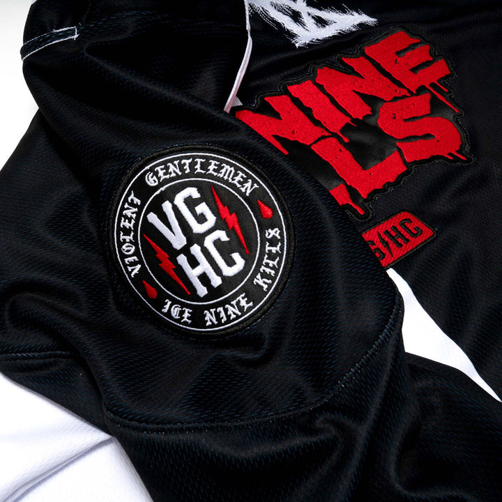 Hockey Ice Nine Kills Hockey Jersey - - Jerseys - Violent Gentlemen Hockey Lifestyle | Built by Fans for Fans | Perfect Gift for hockey fan or hockey players that live in the hockey culture