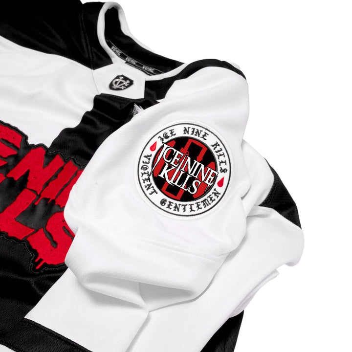 Hockey Ice Nine Kills Hockey Jersey - - Jerseys - Violent Gentlemen Hockey Lifestyle | Built by Fans for Fans | Perfect Gift for hockey fan or hockey players that live in the hockey culture
