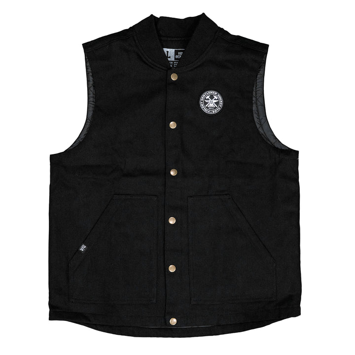 Hockey Hammerhead Workwear Vest - - Men's Jackets - Violent Gentlemen Hockey Lifestyle | Built by Fans for Fans | Perfect Gift for hockey fan or hockey players that live in the hockey culture