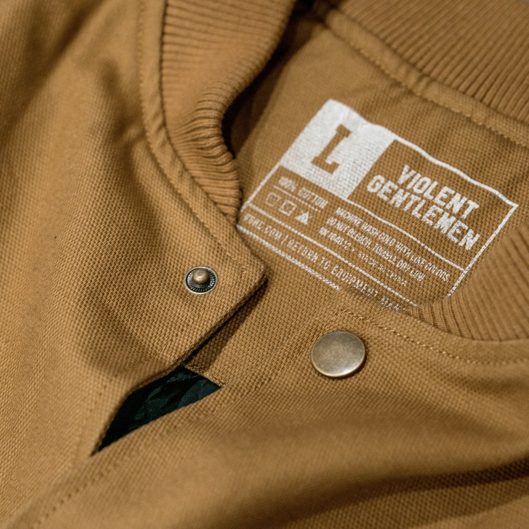 Hockey Hammerhead Workwear Vest - - Men's Jackets - Violent Gentlemen Hockey Lifestyle | Built by Fans for Fans | Perfect Gift for hockey fan or hockey players that live in the hockey culture