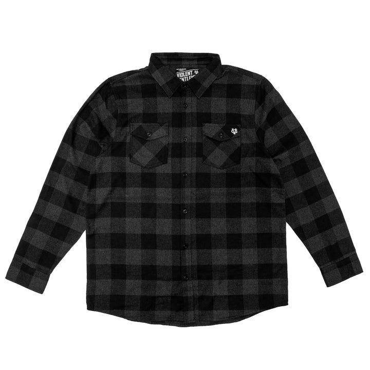 Hockey Lumberman Flannel - - Men's Flannels - Violent Gentlemen Hockey Lifestyle | Built by Fans for Fans | Perfect Gift for hockey fan or hockey players that live in the hockey culture