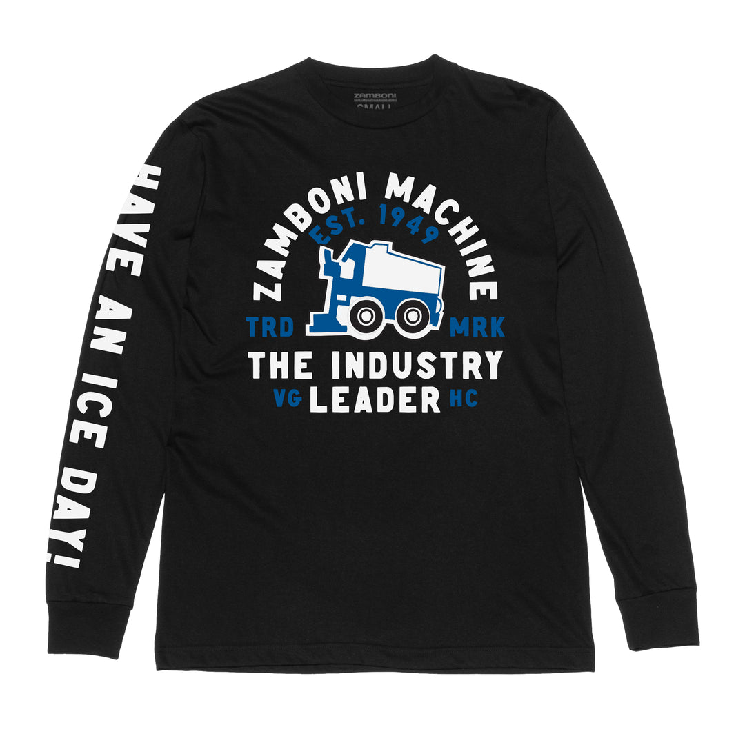 Hockey Industry Leader Long Sleeve Tee - - Men's Long Sleeve T-Shirts - Violent Gentlemen Hockey Lifestyle | Built by Fans for Fans | Perfect Gift for hockey fan or hockey players that live in the hockey culture
