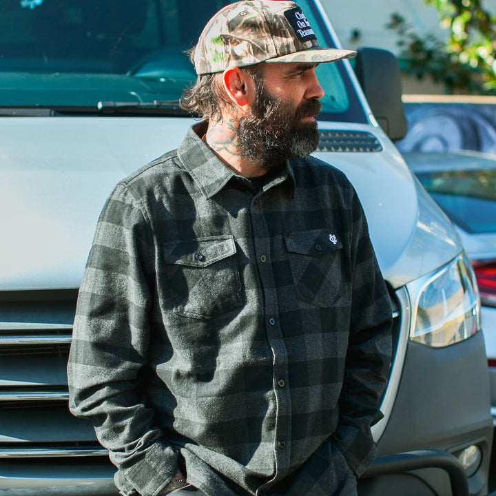 Hockey Lumberman Flannel - - Men's Flannels - Violent Gentlemen Hockey Lifestyle | Built by Fans for Fans | Perfect Gift for hockey fan or hockey players that live in the hockey culture