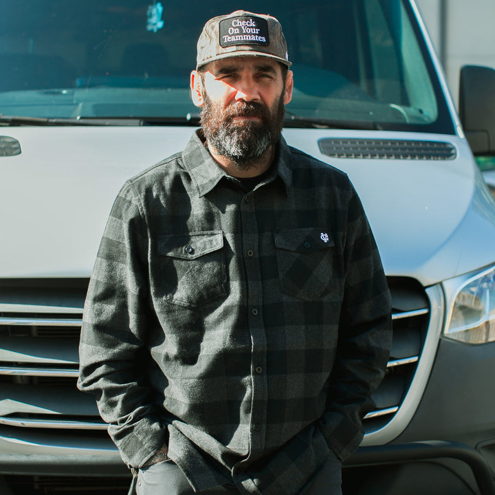 Hockey Lumberman Flannel - - Men's Flannels - Violent Gentlemen Hockey Lifestyle | Built by Fans for Fans | Perfect Gift for hockey fan or hockey players that live in the hockey culture