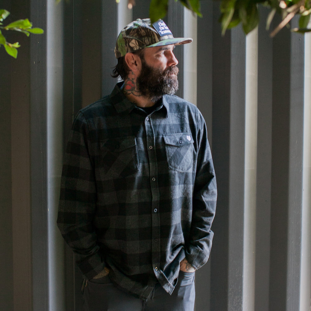 Hockey Lumberman Flannel - - Men's Flannels - Violent Gentlemen Hockey Lifestyle | Built by Fans for Fans | Perfect Gift for hockey fan or hockey players that live in the hockey culture