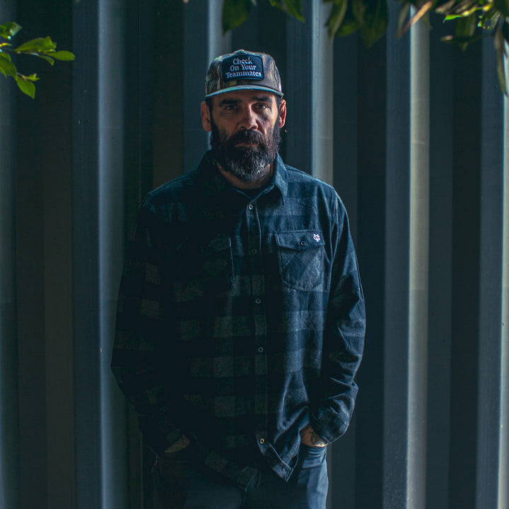 Hockey Lumberman Flannel - - Men's Flannels - Violent Gentlemen Hockey Lifestyle | Built by Fans for Fans | Perfect Gift for hockey fan or hockey players that live in the hockey culture