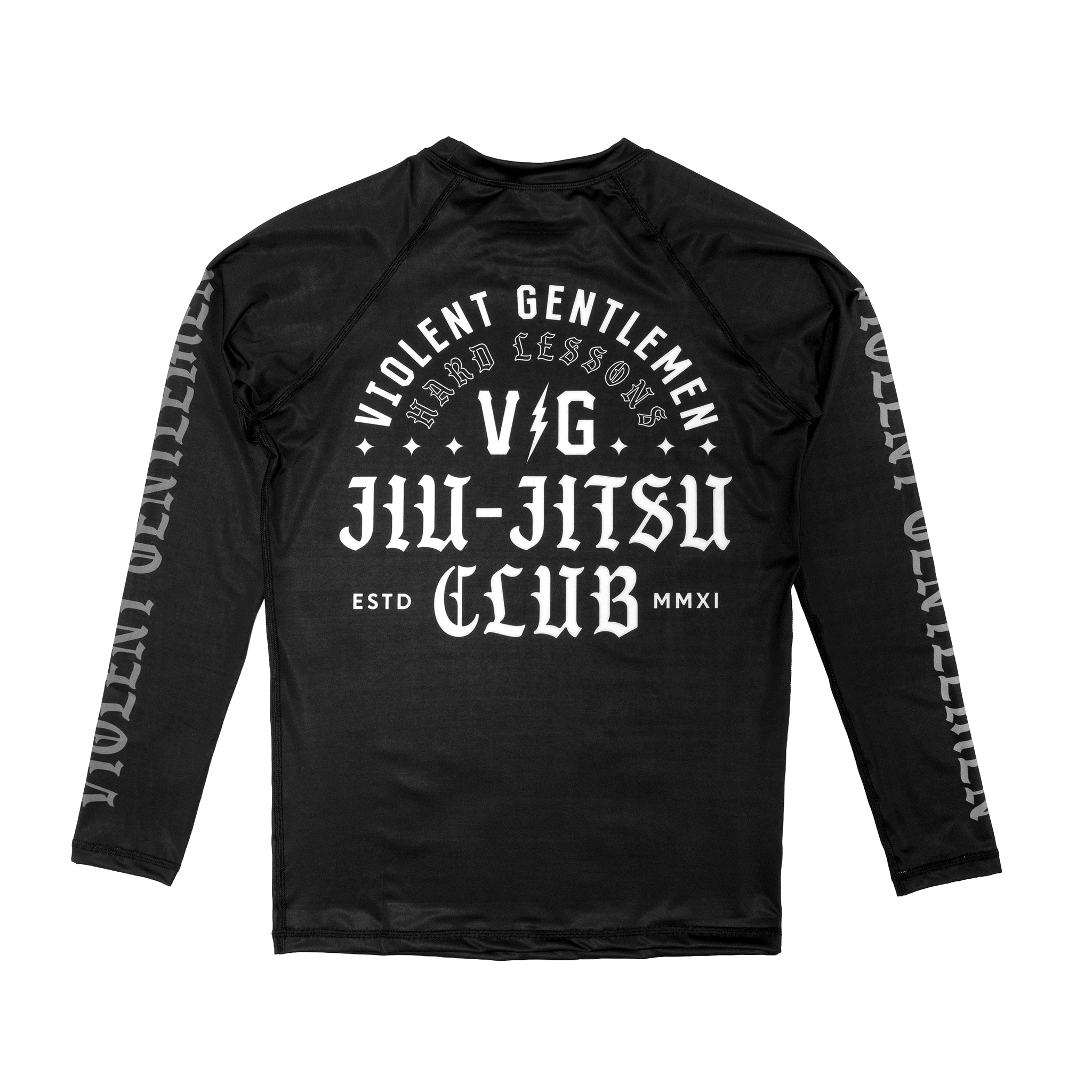 Our Club Long Sleeve Rash Guard | Violent Gentlemen Jiu-Jitsu Club