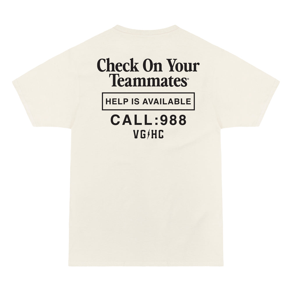 Hockey Check On Your Teammates Premium Tee - - Men's T-Shirts - Violent Gentlemen Hockey Lifestyle | Built by Fans for Fans | Perfect Gift for hockey fan or hockey players that live in the hockey culture