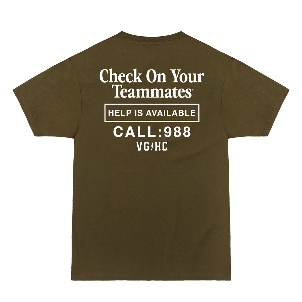 Hockey Check On Your Teammates Premium Tee - - Men's T-Shirts - Violent Gentlemen Hockey Lifestyle | Built by Fans for Fans | Perfect Gift for hockey fan or hockey players that live in the hockey culture