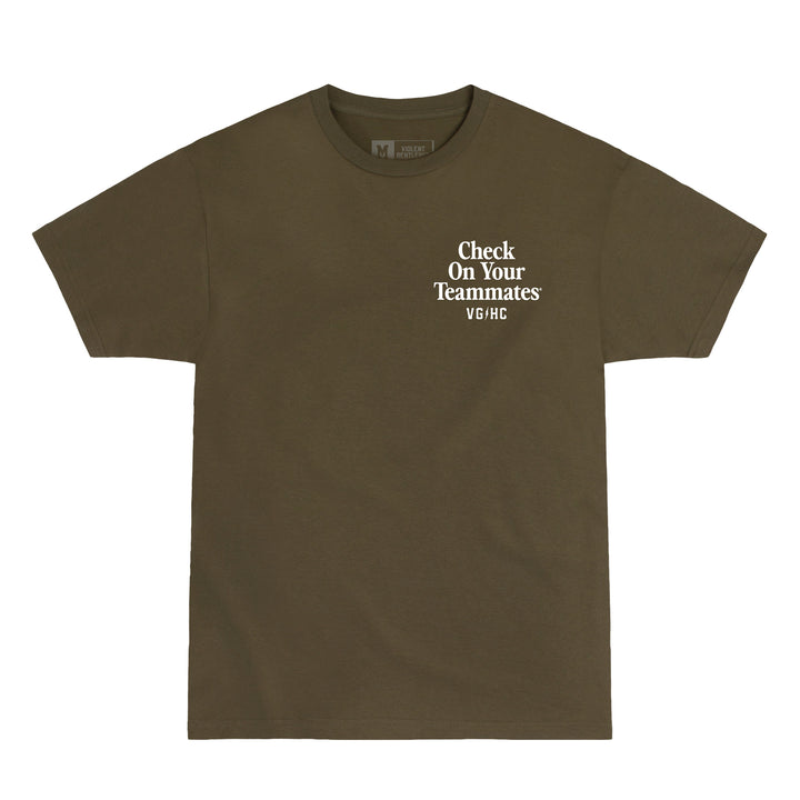 Hockey Check On Your Teammates Premium Tee - - Men's T-Shirts - Violent Gentlemen Hockey Lifestyle | Built by Fans for Fans | Perfect Gift for hockey fan or hockey players that live in the hockey culture