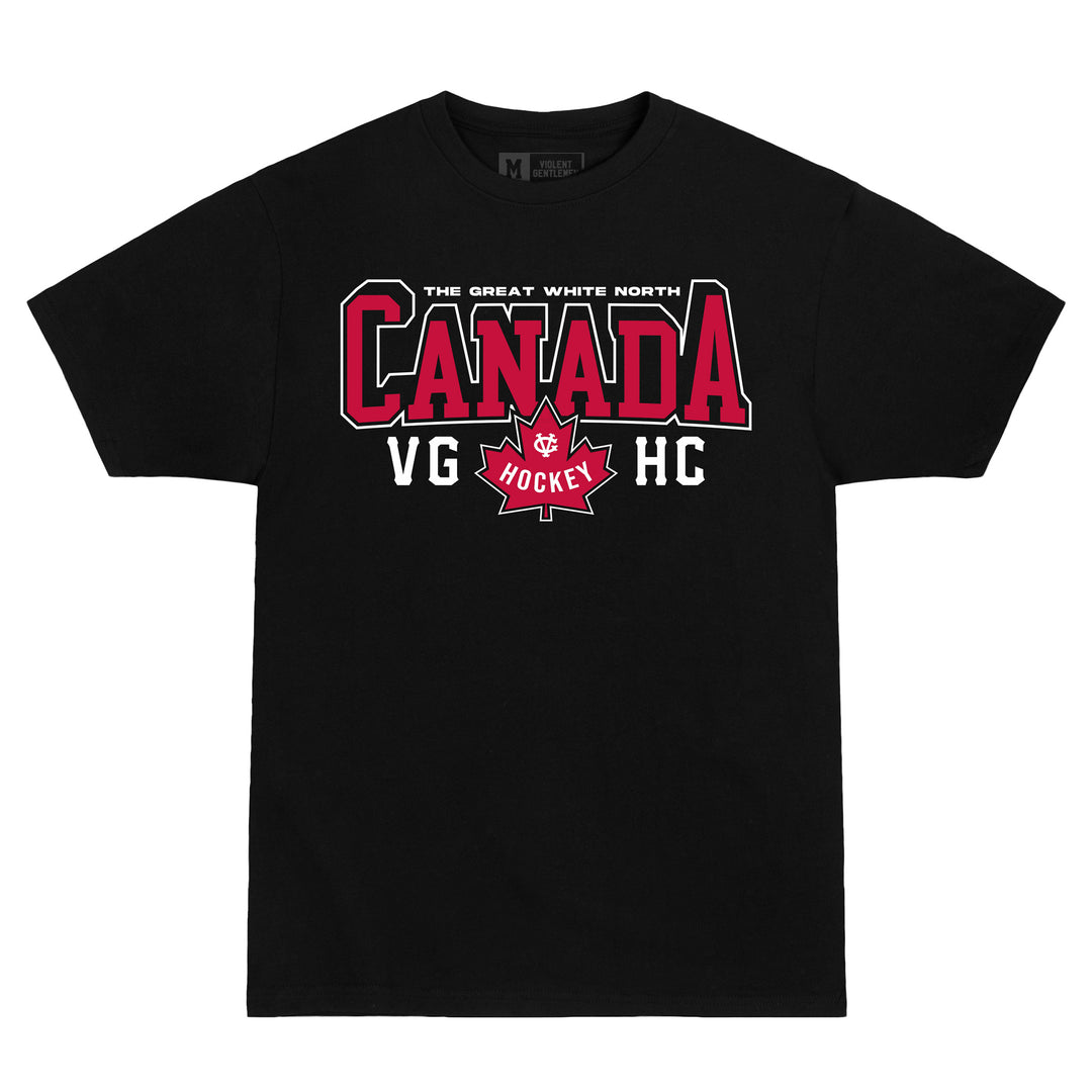 Hockey Canada 2026 Premium Tee - - Men's T-Shirts - Violent Gentlemen Hockey Lifestyle | Built by Fans for Fans | Perfect Gift for hockey fan or hockey players that live in the hockey culture