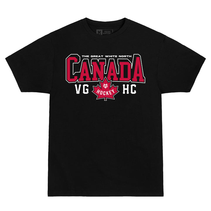 Hockey Canada 2026 Premium Tee - - Men's T-Shirts - Violent Gentlemen Hockey Lifestyle | Built by Fans for Fans | Perfect Gift for hockey fan or hockey players that live in the hockey culture