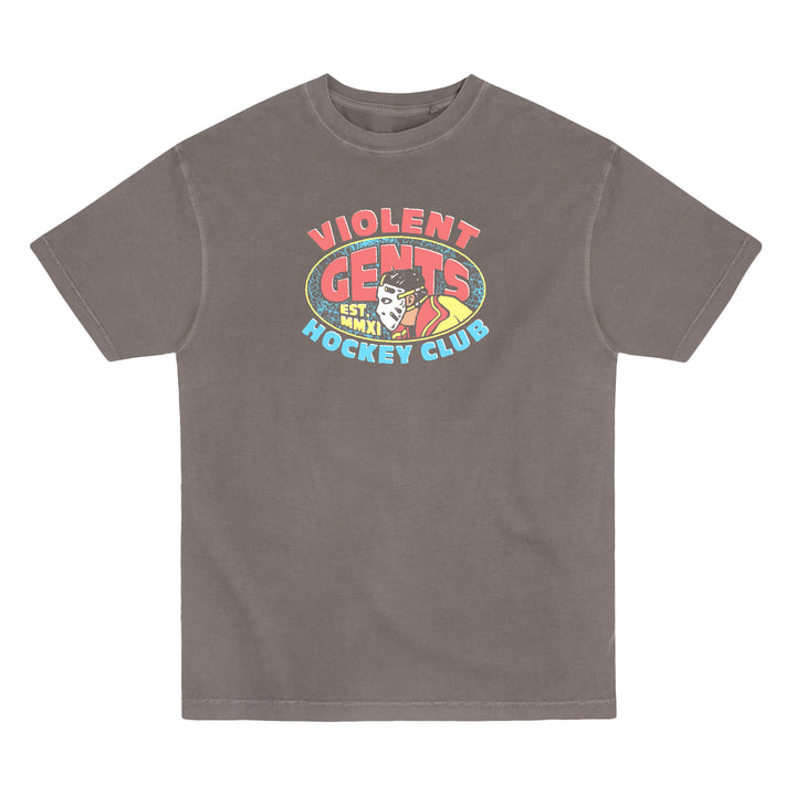 Hockey RIPS Garment Dyed Tee - Cinder - Men&