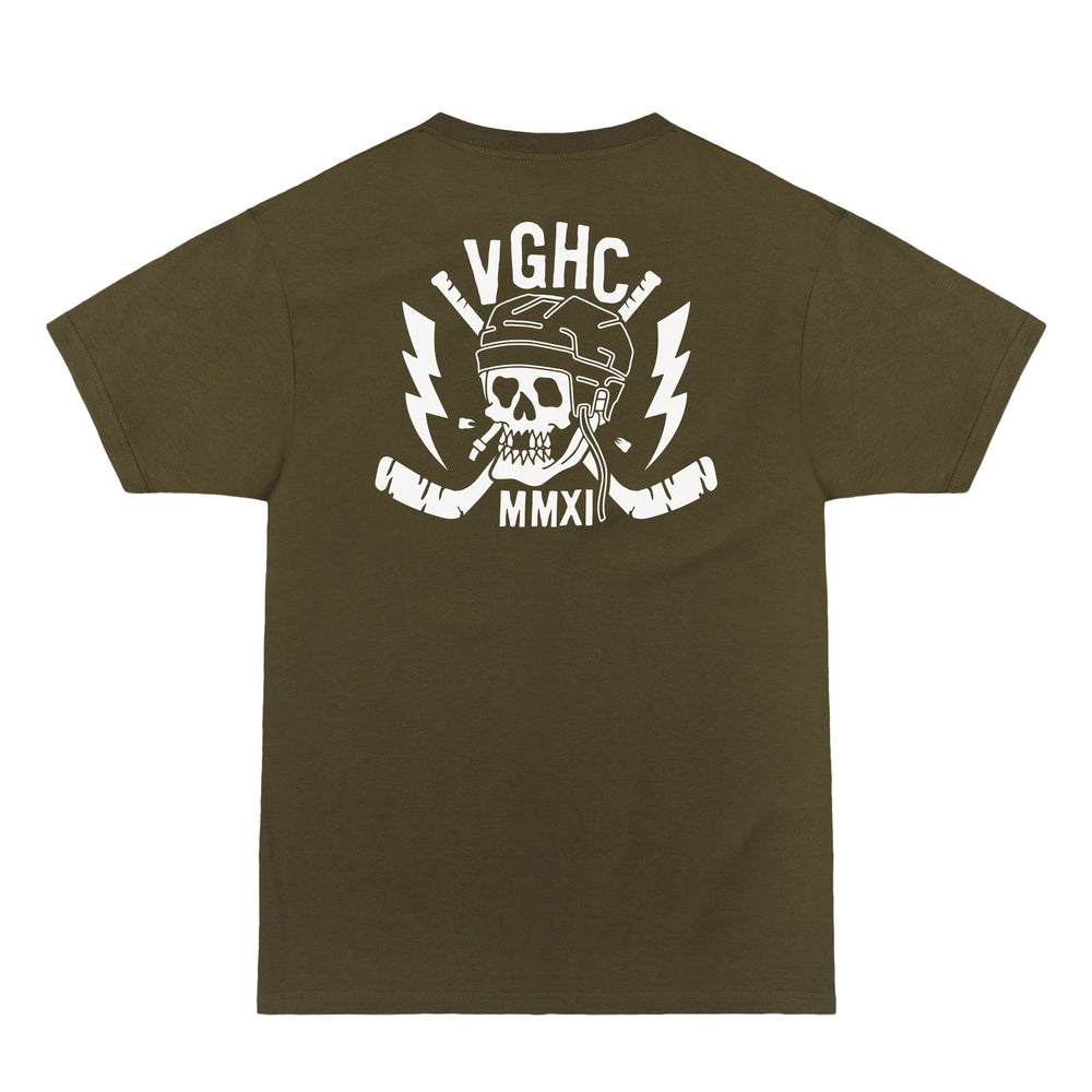 Hockey Toothless Premium Tee - - Men's T-Shirts - Violent Gentlemen Hockey Lifestyle | Built by Fans for Fans | Perfect Gift for hockey fan or hockey players that live in the hockey culture