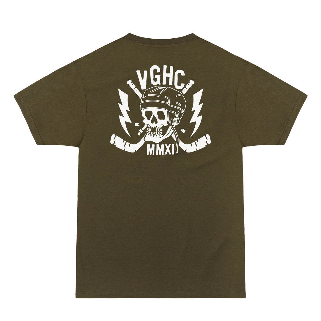 Hockey Toothless Premium Tee - - Men's T-Shirts - Violent Gentlemen Hockey Lifestyle | Built by Fans for Fans | Perfect Gift for hockey fan or hockey players that live in the hockey culture