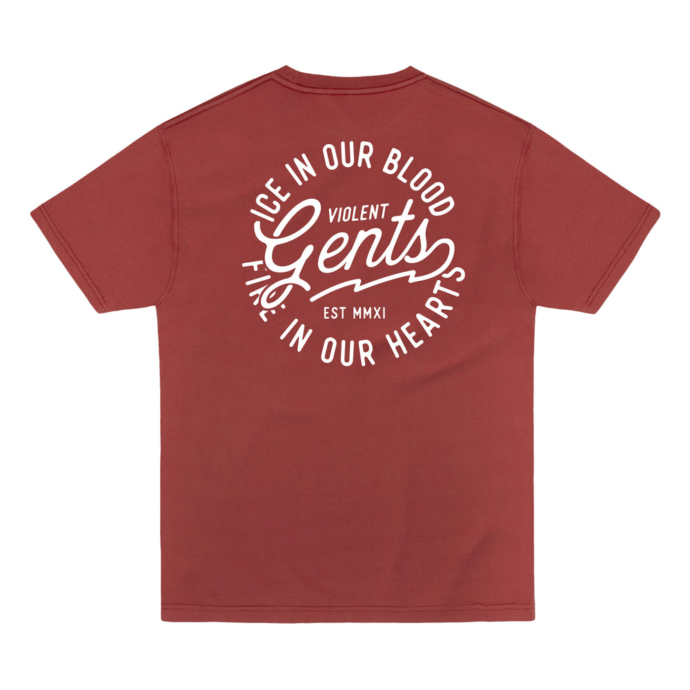 Hockey Try Gents Garment Dye Tee - - Men's T-Shirts - Violent Gentlemen Hockey Lifestyle | Built by Fans for Fans | Perfect Gift for hockey fan or hockey players that live in the hockey culture