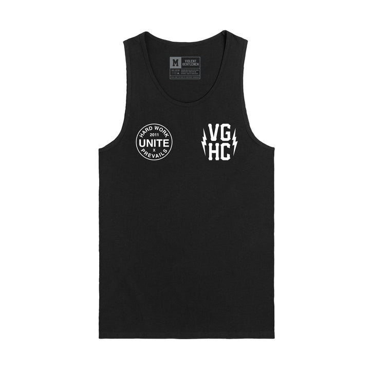 Hockey Rally Premium Tank Top - - Men's Tank Tops - Violent Gentlemen Hockey Lifestyle | Built by Fans for Fans | Perfect Gift for hockey fan or hockey players that live in the hockey culture